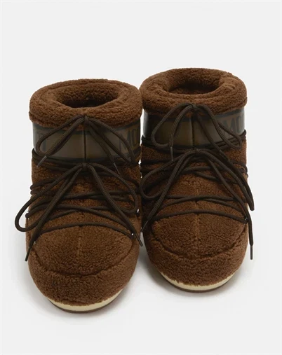 Moon boot - Icon Low Fleece Støvle - Brown